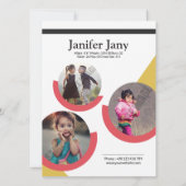 Modeling Comp Card (裏面)