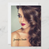 Modeling Comp Card 招待状 (正面)