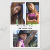 Modeling Composite 手頃 Comp ZEDカード チラシ (裏面)