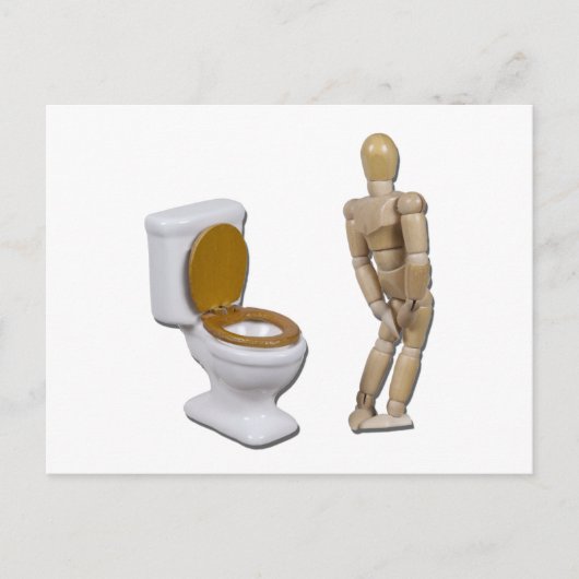 ModelInNeedNextToToilet121611 ポストカード (正面)