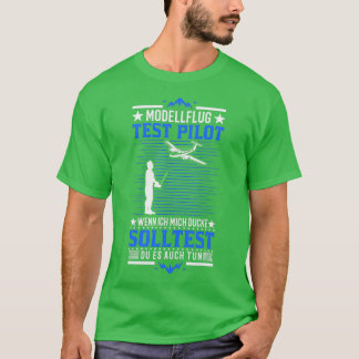 Modellflug Test Pilot Modellflugzeug Modellflieger Tシャツ