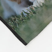 ModelnファミリーPHOTOコラージュ13写真とパーソナル フリースブランケット (角)