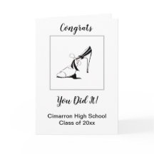 Modeln Slipperブラック大学院おめでとうC