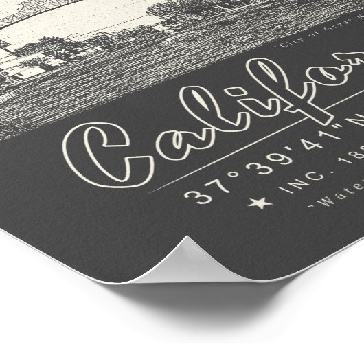 MODELSTO STANISLAUS CALIFORNIA - MODELSTO ARCH ポスター (角)