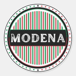 Modena City Pride Emblem – Italian Identity ラウンドシール