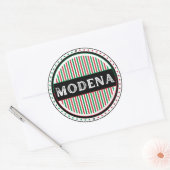Modena City Pride Emblem – Italian Identity ラウンドシール (封筒)