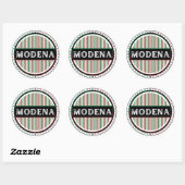 Modena City Pride Emblem – Italian Identity ラウンドシール (シート)