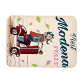 Modena Italy Scooter旅行ポスター マグネット (横)