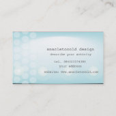 moderは技術の円のbussinessカードをつけます 名刺 (裏面)