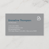 Moderm StartUp Creative Entrepreuners Clean Simple 名刺 (正面)