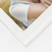 Modern 10 Photo Collage Family Name Quote Keepsake フリースブランケット (角)