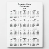 Modern 2026 Calendar Company Name フォトプラーク (正面)