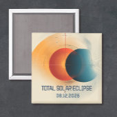 Modern 2026 Eclipse Souvenir マグネット