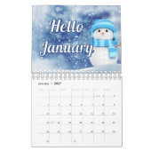 Modern 2026 Floral Calendar, Elegant and Artistic カレンダー (1月 2027)