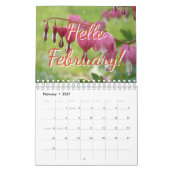 Modern 2026 Floral Calendar, Elegant and Artistic カレンダー (2月 2027)