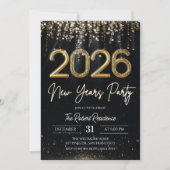 Modern 2026 New Years Party  招待状 (正面)