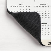Modern 2026 Photo Collage Calendar マウスパッド (コーナー)