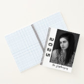 Modern 2 Photo Collage Personalized ノートブック (内部)