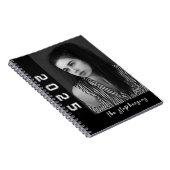 Modern 2 Photo Collage Personalized ノートブック (右側)