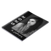 Modern 2 Photo Collage Personalized ノートブック (左側)