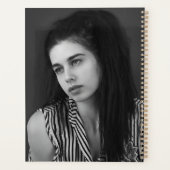 Modern 2 Photo Collage Personalized プランナー手帳 (裏面)