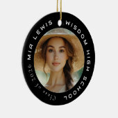 Modern 2 Photo Grad  セラミックオーナメント (右)