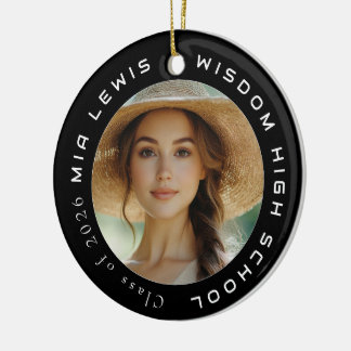 Modern 2 Photo Grad  セラミックオーナメント