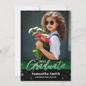 Modern 2 Photo Graduation Senior Photo Grad Invite 招待状 (正面)