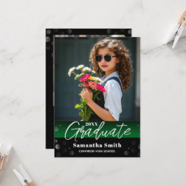 Modern 2 Photo Graduation Senior Photo Grad Invite 招待状