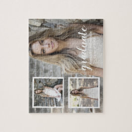 Modern 3 Photo Graduation ジグソーパズル