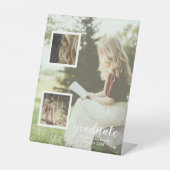 Modern 3 Photo Graduation 台座サイン (正面)