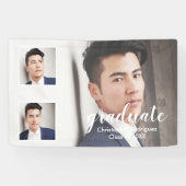 Modern 3 Photo Graduation 横断幕 (横)