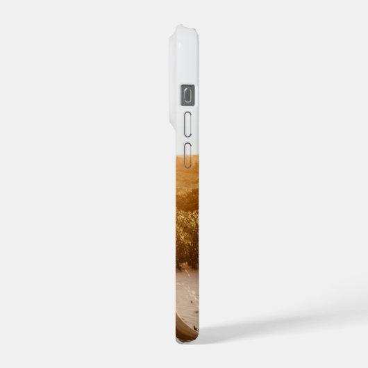 Modern 3 Photo Layout Custom iPhone Case iPhoneケース (左側面)