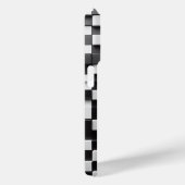Modern 3D Black & White Checkerboard Phone Case Case-Mate iPhoneケース (裏面 / 右)