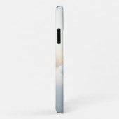 Modern 3D Floating Spheres Art - Minimalist Pastel Case-Mate iPhoneケース (裏面/右)