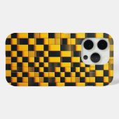 Modern 3D Geometric Block Case - Industrial Yellow Case-Mate iPhoneケース (裏面 (横))