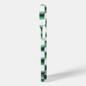 Modern 3D Geometric Cube Case - Mint Green & White Case-Mate iPhoneケース (裏面 / 左)