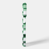 Modern 3D Geometric Cube Case - Mint Green & White Case-Mate iPhoneケース (裏面 / 右)