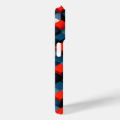 Modern 3D Geometric Cube Phone Case Abstract Deep Case-Mate iPhoneケース (裏面 / 右)