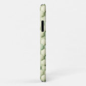 Modern 3D Geometric Hexagon Pattern - Elegant Mint Case-Mate iPhoneケース (裏面/右)