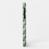 Modern 3D Geometric Hexagon Texture - Elegant Sage Case-Mate iPhoneケース (裏面/左)