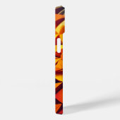 Modern 3D Geometric Lotus Phone Case Vibrant Blue Case-Mate iPhoneケース (裏面 / 右)