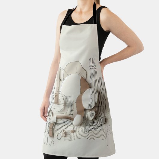 Modern 3D Geometry エプロン (インサイチュ)