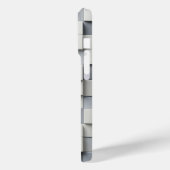 Modern 3D Grey & White Cube Phone Case Minimalist Case-Mate iPhoneケース (裏面 / 左)