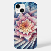 Modern 3D Layered Paper Phone Case - Pastel Geomet Case-Mate iPhoneケース (裏面)