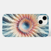 Modern 3D Layered Paper Phone Case - Pastel Geomet Case-Mate iPhoneケース (裏面 (横))