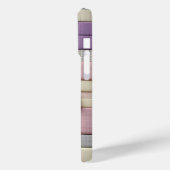 Modern 3D Pastel Block Phone Case Abstract Lavende Case-Mate iPhoneケース (裏面 / 左)