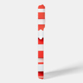 Modern 3D Red & White Geometric Cube Case Abstract Case-Mate iPhoneケース (裏面 / 右)