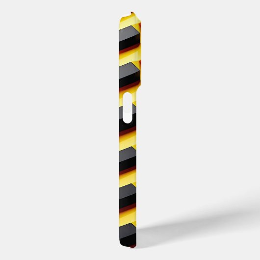 Modern 3D Slanted Block Case - Bold Industrial  Case-Mate iPhoneケース (裏面 / 右)