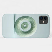 Modern 3D Spiral Torus Sculpture - Minimalist Mint Case-Mate iPhoneケース (裏面(横))